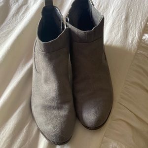 Dr scholls gray booties